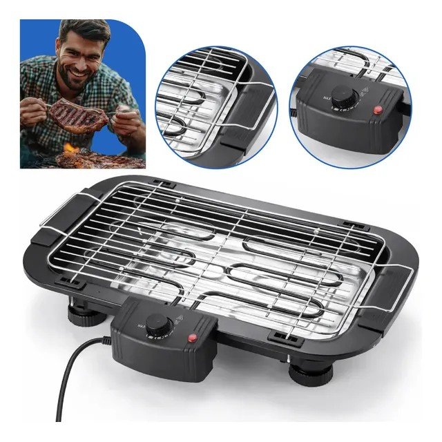 Churrasqueira Elétrica Steak Grill Sem Fumaça, para apartamento (Aero Home)